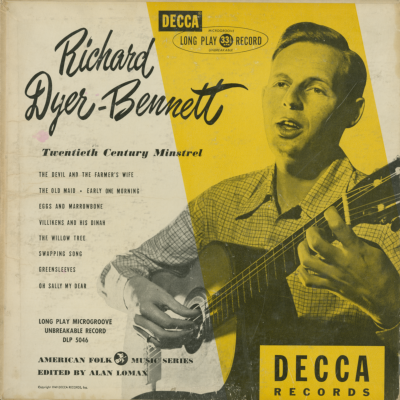 Richard Dyer-Bennett Twentieth Century Minstrel