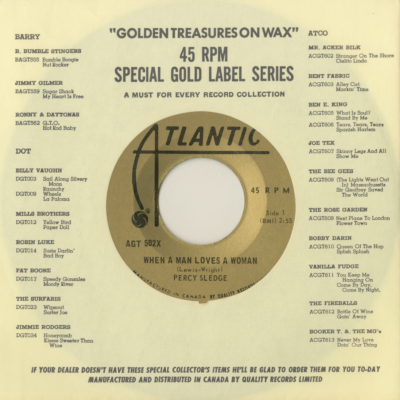 When A Man Loves A Woman / It Tears Me Up (1968)