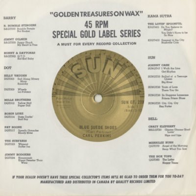 Blue Suede Shoes / Honey Don't