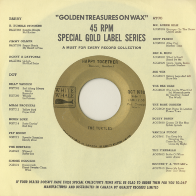 Happy Together / She'd Rather Be With Me (1969)