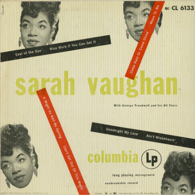 Sarah Vaughan (Alternate Cover) (1951)