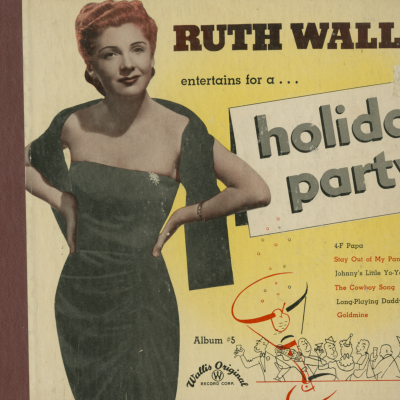 Ruth Wallis Entertains For A Holiday Party