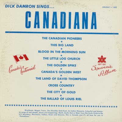 Dick Damron Sings Canadiana (1967)
