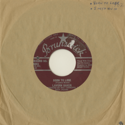 Born To Lose / I Need You So (1967)