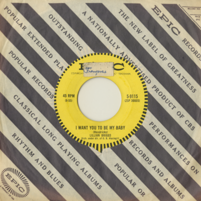I Want You To Be My Baby / Don't Stay Away Too Long (1955)