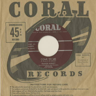 Come To Me / So Many Tears