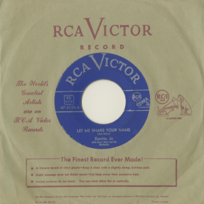 Let Me Share Your Name / Go Away From My Window (1953)
