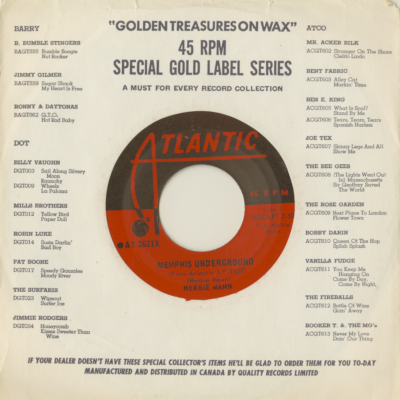 Memphis Underground / New Orleans (1969)