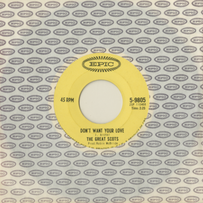 Don't Want Your Love / Give Me Lovin (1965)
