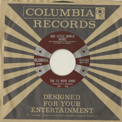 One Little World Apart / Let's Not Be Sensible (1962)