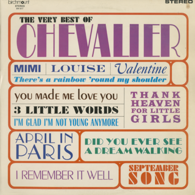 The Very Best Of Chevalier (1977)