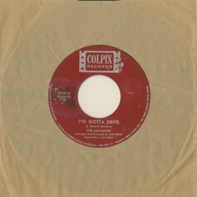 I've Gotta Drive / La Cirrida (1963)