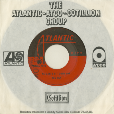 We Can't Sit Down Now / It Ain't Sanitary (1969)