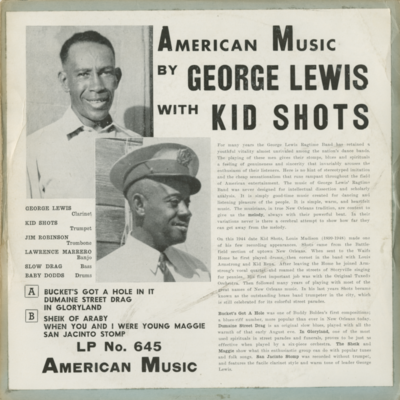 George Lewis With Kid Shots (1951)