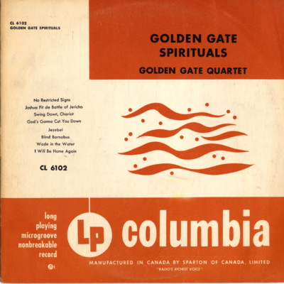 Golden Gate Spirituals (Alternate Cover) (1950)
