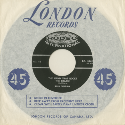 The Hand That Rocks The Cradle / I Love Old New Brunswick (1963)