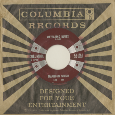Wayfaring Blues / Carmel By The Sea (1960)