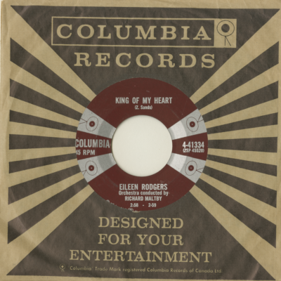 King Of My Heart / I Never Know When To Say When (1959)