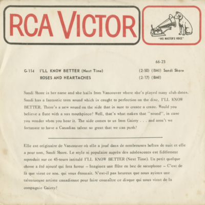 I'll Know Better Next Time / Roses And Heartaches (1966)