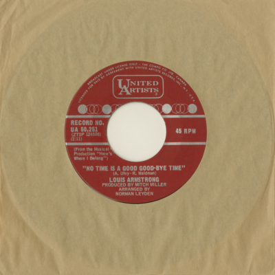 No Time Is A Good Good-Bye Time / We're A Home (1968)