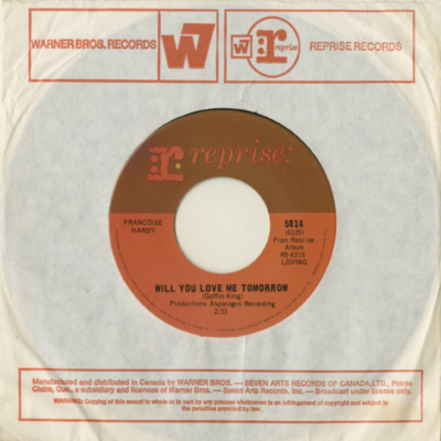 Will You Love Me Tomorrow / That'll Be The Day (1968)