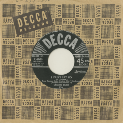 I Can't Say No / Pore Jud Is Daid (1950)