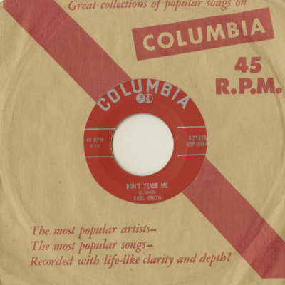 Don't Tease Me / I Just Dropped In To Say Goodbye (1955)