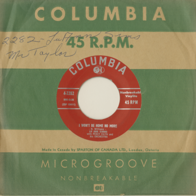I Won't Be Home No More / You Could Be My Love (1953)