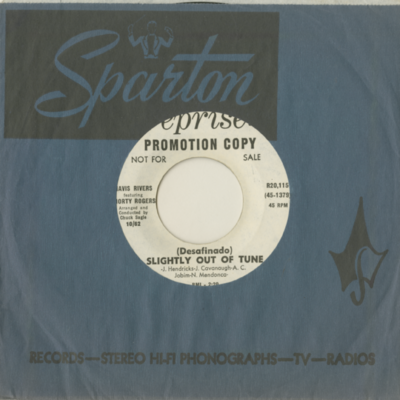 Desafinado Slightly Out Of Tune / Footsteps Of A Fool (1962)