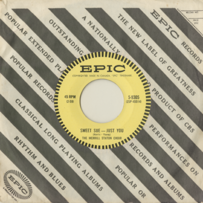 Sweet Sue Just You / Caress Me Possess Me Perfume (1959)