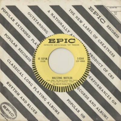 Waltzing Matilda / Strawberry Roan (1959)