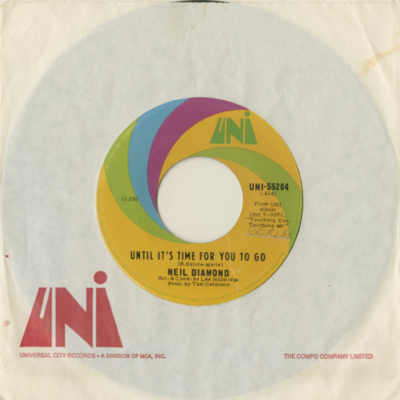 Until It's Time For You To Go / And The Singer Sings His Song
