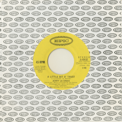 I'd Like To Write A Song / A Little Bit O Trust (1972)