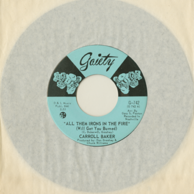 All Them Irons In The Fire / Cryin Places (1973)