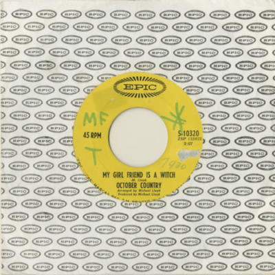 My Girl Friend Is A Witch / I Just Don't Know (1968)