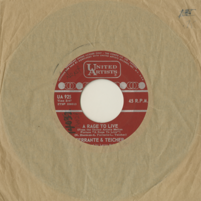 A Rage To Live / Debutante Waltz (1965)