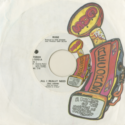 All I Really Need / Lone Theme (1973)