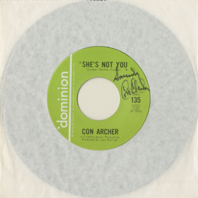 She's Not You / All My Friends Are Gonna Be Strangers (1970)