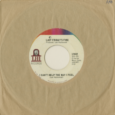 I Can't Help The Way I Feel / What Is She Thinking Of (1967)