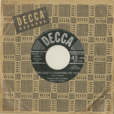 The Lord Is Counting On You / Open Up Your Heart (1954)