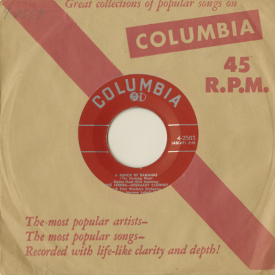 A Bunch Of Bananas / Ay Ay Who's The Guy (1954)