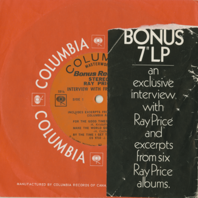 Bonus Record Interview With Ray Price (1971)