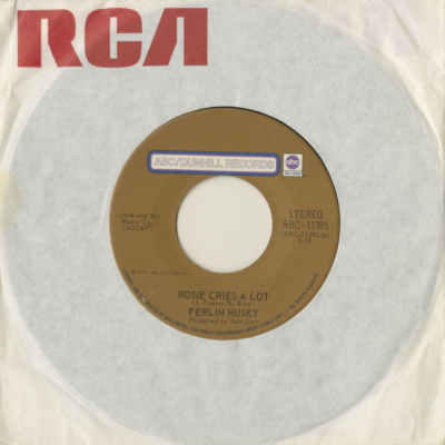 Rosie Cries A Lot / Shoes (1973)