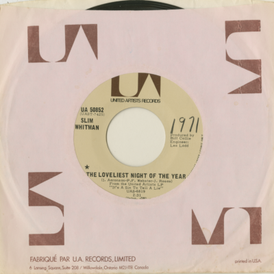 The Loveliest Night Of The Year / Near You (1971)
