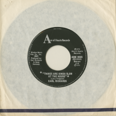 Things Are Kinda Slow At The House / Do My Playing At Home (1973)