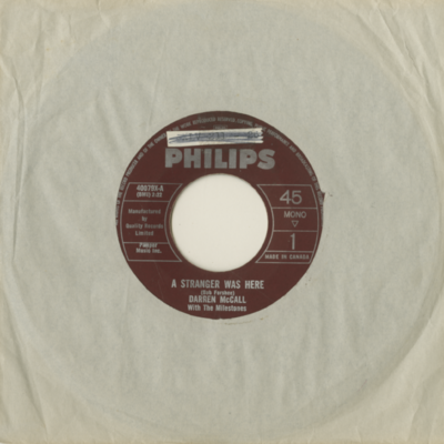 A Stranger Was Here / I'm A Little Bit Lonely (1963)