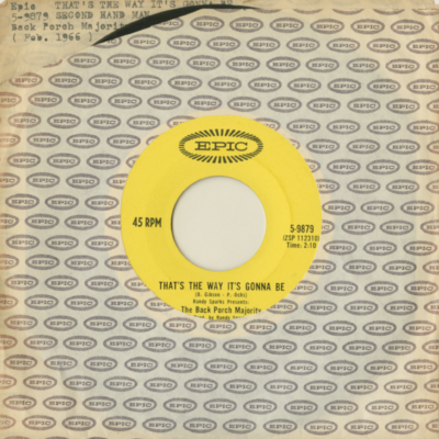 That's The Way It's Gonna Be / Second Hand Man (1966)