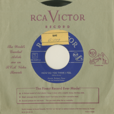 How Do You Think I Feel / Why Don't You Let Me Go (1954)