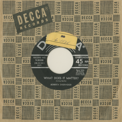 What Does It Matter / The Sham Rock