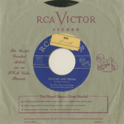 Peaches And Cream / I Can't Tell A Waltz From A Tango (1954)
